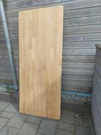 Massief eiken tafelblad, 200x85x7(!)cm., Huis en Inrichting, Ophalen, Gebruikt, Eikenhout, 50 tot 100 cm