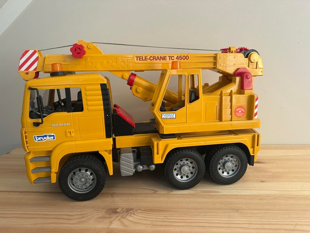 Bruder kraanwagen, Ophalen of Verzenden, Zo goed als nieuw