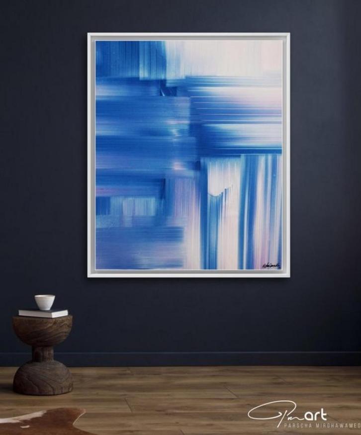 Kunstwerk  - Parscha Mirghawameddin, Antiek en Kunst, Kunst | Schilderijen | Abstract, Ophalen of Verzenden