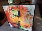 Kunstwerk op Canvas in Baklijst - 125x125cm, Ophalen