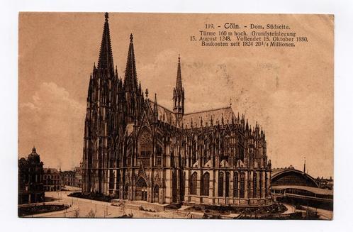 Cöln - Dom - Südseite - 119 - Keulen oud, Verzamelen, Ansichtkaarten | Themakaarten, Ongelopen, Voor 1920, Gebouw, Ophalen of Verzenden