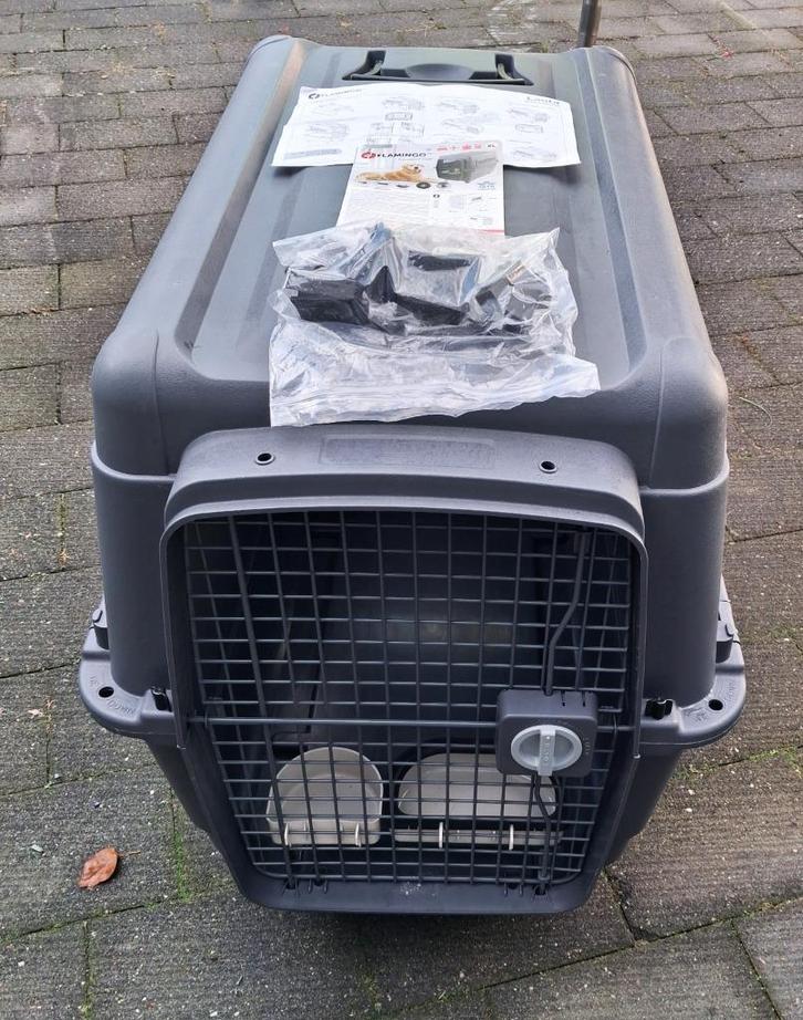 Flamingo IATA Transportbox XL op wielen., Dieren en Toebehoren, Transportboxen, Nieuw, Ophalen