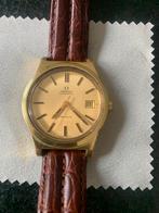 Omega Genève date automaat ref 1660168 cal 1012, Sieraden, Tassen en Uiterlijk, Horloges | Antiek, Omega, Goud, Polshorloge, Verguld