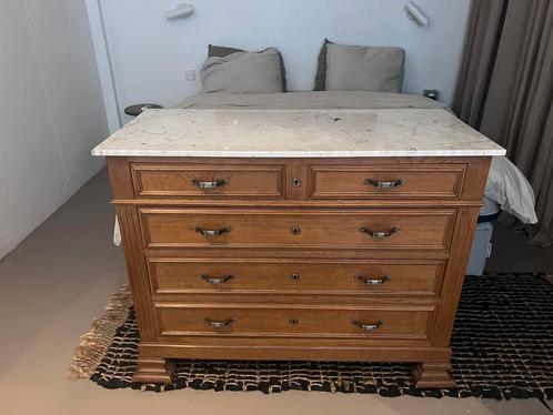 Frans antiek commode kast, Huis en Inrichting, Kasten | Ladekasten, Zo goed als nieuw, 100 tot 150 cm, 50 tot 75 cm, Ophalen