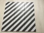 VIVES MAORI GOROKA GRAFITO 20X20 CM 11 stuks, Doe-het-zelf en Verbouw, Tegels, Ophalen, Keramiek, Nieuw, 20 tot 40 cm