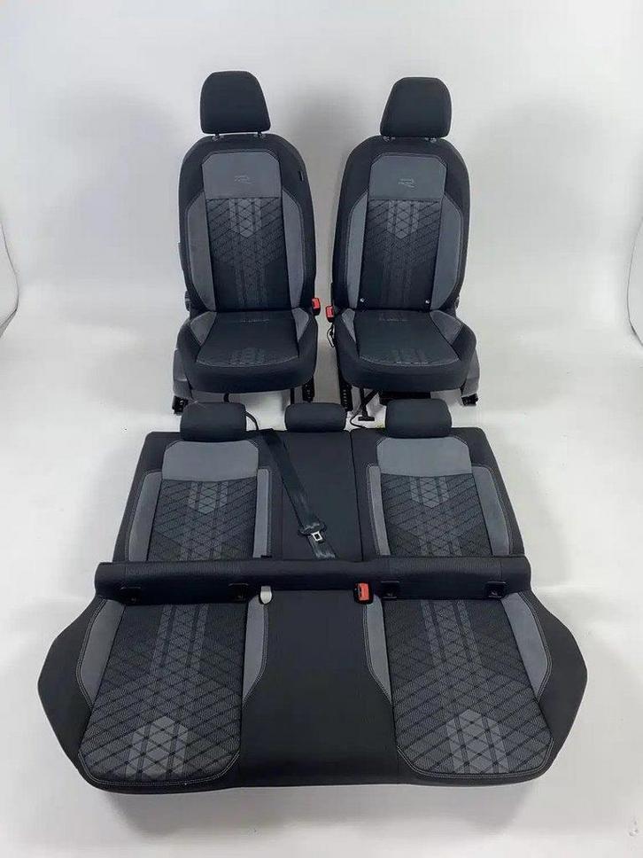Interieur VW Polo 6R (AW) Stof/Alcantara Zwart/Grijs, Auto-onderdelen, Overige Auto-onderdelen, Gebruikt, Ophalen of Verzenden
