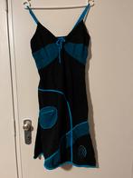 Retro jurk blauw zsart maat XXL, Ophalen of Verzenden, Zo goed als nieuw, Maat 46/48 (XL) of groter, Blauw