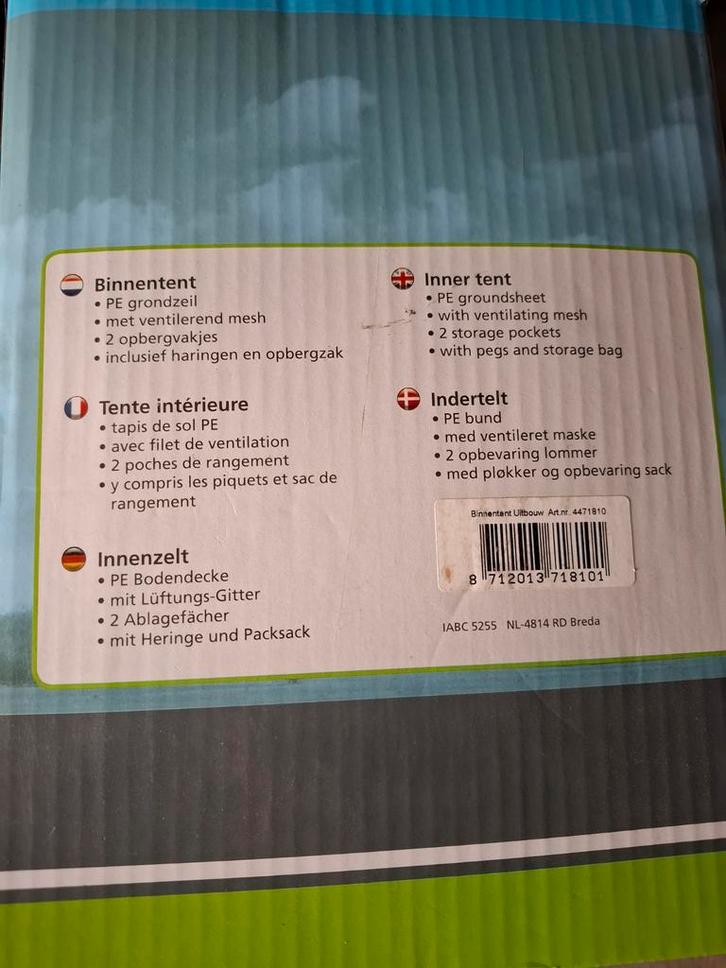 Slaaptent voor in voortent - Bo-Camp, Caravans en Kamperen, Tenten, Ophalen of Verzenden