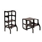 Montessori Leertoren - Zwart/Zilver - Perfecte Staat, Kinderen en Baby's, Overige Kinderen en Baby's, Ophalen, Zo goed als nieuw