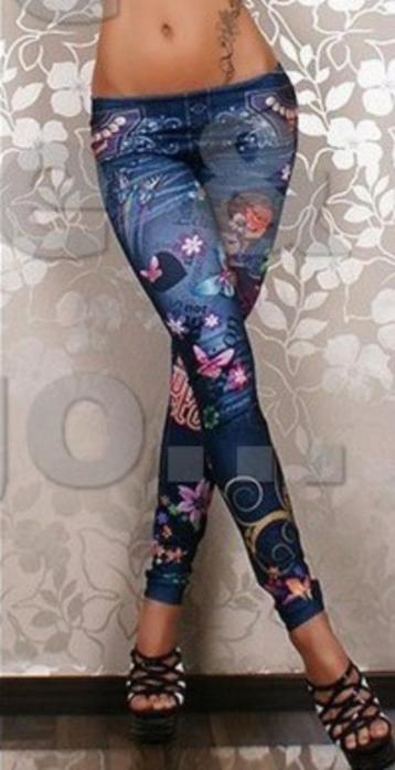 Mooie Trendy Legging One Size (030)  beschikbaar voor biedingen