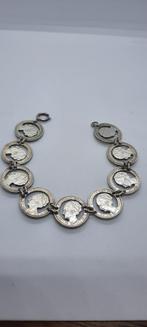 Zilveren Kwartjes Armband - Wilhelmina - Stil Verzet, Ophalen of Verzenden
