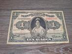 Zeldzaam biljet 1 gulden Nederlands-Indië, 1919, Ophalen of Verzenden, 25 gulden