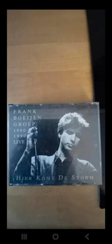 Cd Frank Boeijen Groep 1980-1990 Live Hier komt de storm, Cd's en Dvd's, Cd's | Nederlandstalig, Zo goed als nieuw, Pop, Ophalen of Verzenden