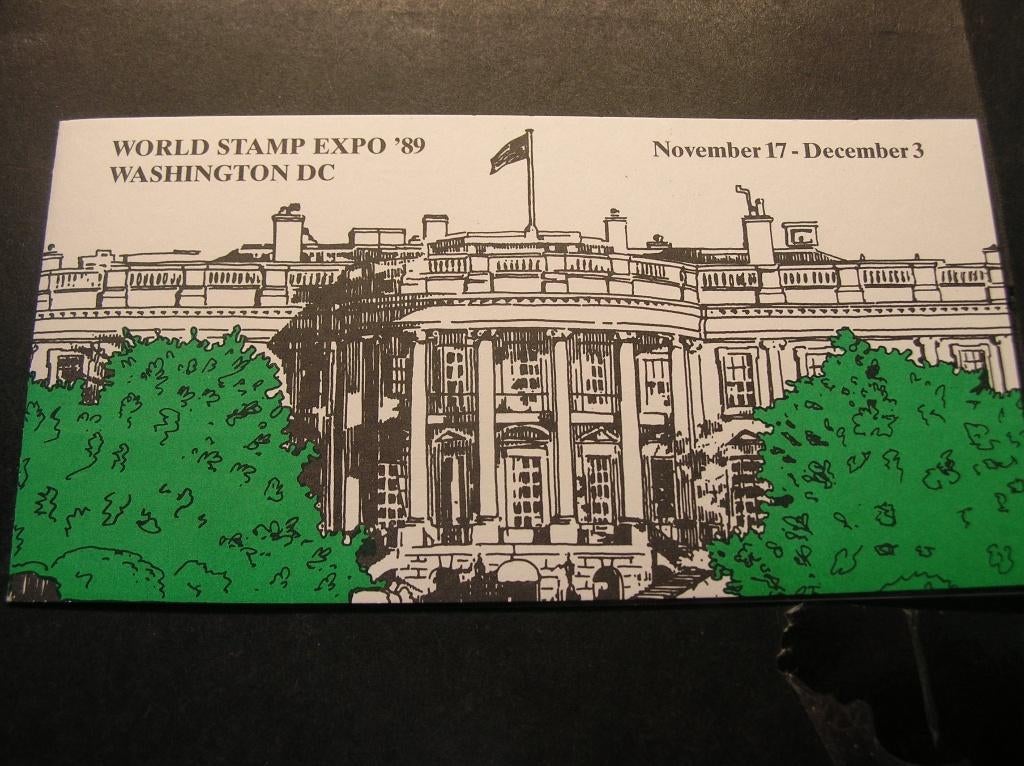 Suriname 1989 Int postzegel tentoonstelling Washington, Ophalen of Verzenden, Postfris