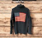 Ralph Lauren USA Flag Coltrui Trui Sweater Als Nieuw!, Ophalen of Verzenden, Zo goed als nieuw, Blauw, Lange mouw