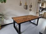 Eettafel industrieel 200x100, Ophalen, 100 tot 150 cm, 200 cm of meer, Zo goed als nieuw