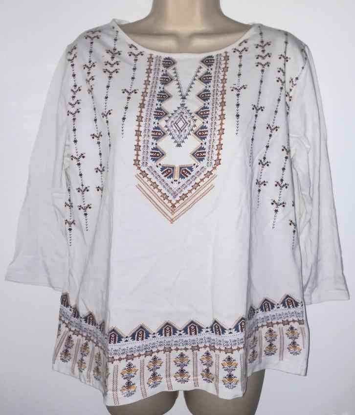 Atlas for Women top maat 44/46, Kleding | Dames, Grote Maten, Zo goed als nieuw, Shirt of Top, Wit, Ophalen of Verzenden