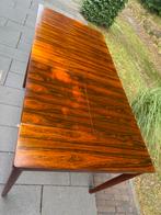 Jaren '70 Uitschuifbare Palissander Eettafel, Huis en Inrichting, Tafels | Eettafels, Ophalen, Gebruikt, Seventies, 50 tot 100 cm
