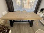 Moet snel weg!!! Houten Eettafel met Stoelen - Arnhem, Ophalen, 50 tot 100 cm, Zo goed als nieuw, Vijf personen of meer