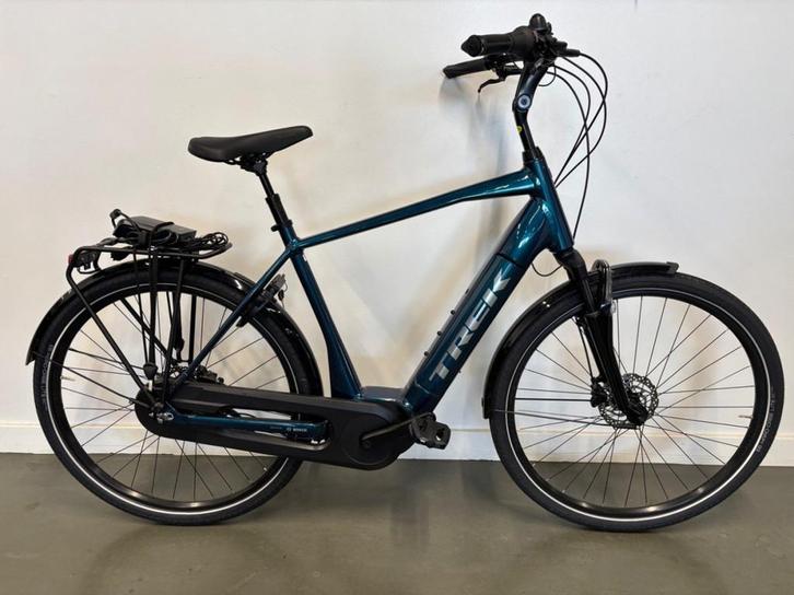 TREK District+ 8 Heren Mulsanne Blue XL 58cm XL 2022, Fietsen en Brommers, Elektrische fietsen, Gebruikt, Overige merken, 55 tot 59 cm
