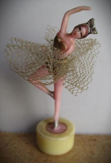 Danseres~Balletdanseres voor Muziekdoos~Vintage danseresje beschikbaar voor biedingen