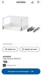 Nieuwe IKEA MAXIMERA hoge lade 40*37 cm, Ophalen, Minder dan 50 cm, Wit, Zo goed als nieuw
