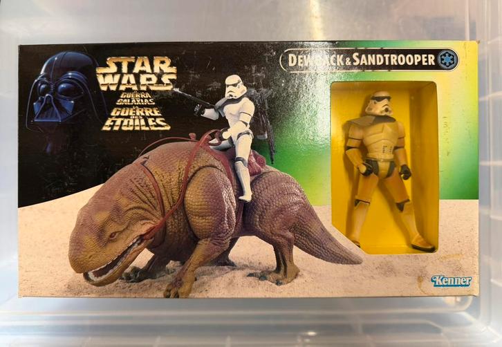 Star Wars POTF 1997 Sandtrooper & Dewback MISB, Verzamelen, Star Wars, Zo goed als nieuw, Actiefiguurtje, Ophalen of Verzenden