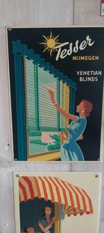 2 oude reclame borden uit Nijmegen, Ophalen of Verzenden, Gebruikt