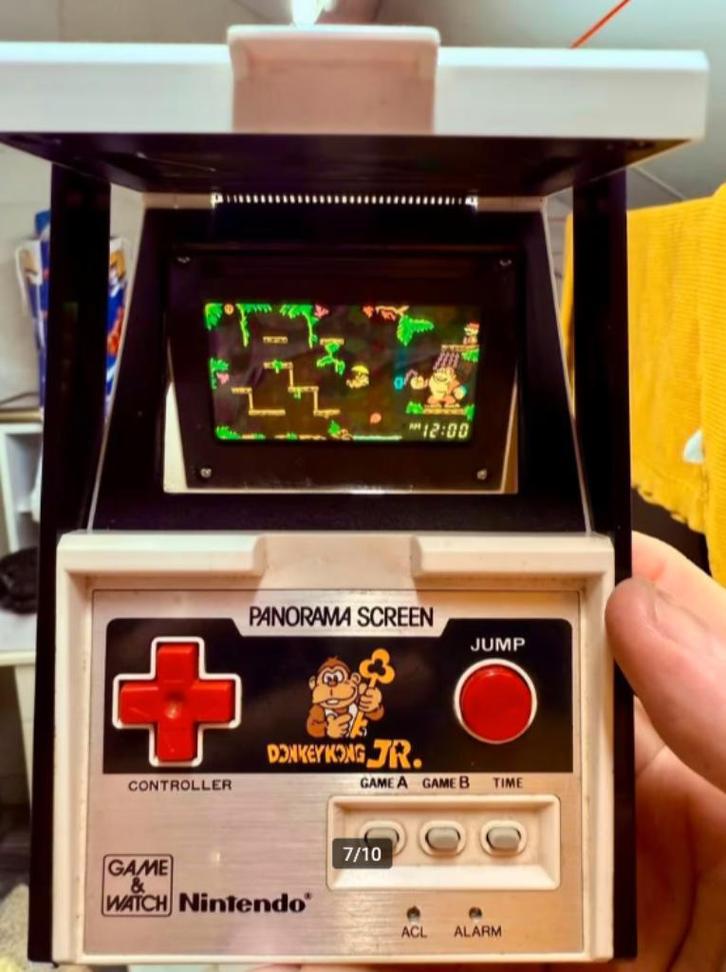 Nintendo Game & Watch Donkey Kong Jr. Panorama Screen, Spelcomputers en Games, Spelcomputers | Nintendo NES, Zo goed als nieuw