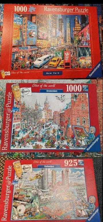 3 puzzels Cities of the world beschikbaar voor biedingen