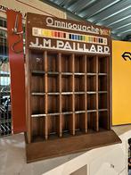 Vintage toonbank display JM Paillard reclame display hout, Verzamelen, Reclamebord, Gebruikt, Ophalen of Verzenden
