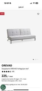 OREVAD Slaapbank - Lichtgrijs, Huis en Inrichting, Slaapkamer | Slaapbanken, Ophalen, Overige maten, Grijs, Nieuw