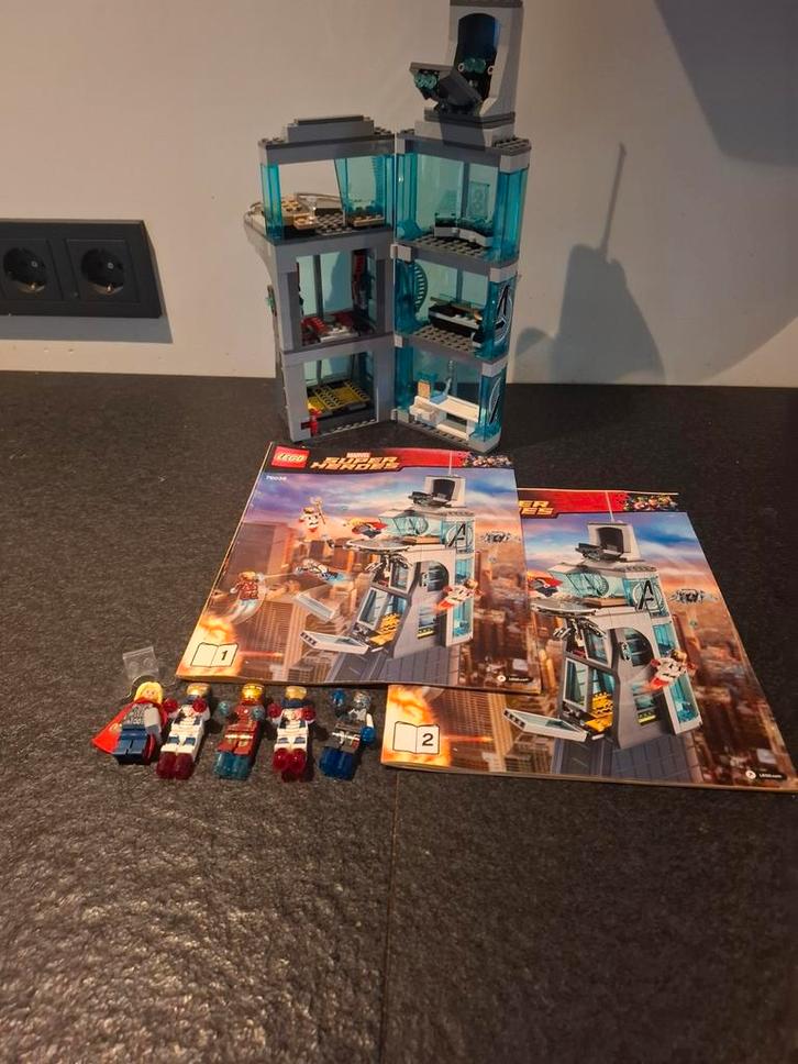 LEGO 76038 Avengers Toren COMPLEET!, Kinderen en Baby's, Speelgoed | Duplo en Lego, Zo goed als nieuw, Lego, Complete set, Ophalen of Verzenden