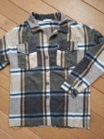 Made in Italy bloes zwart bruin beiege ruit maat L, Kleding | Dames, Blouses en Tunieken, Maat 38/40 (M), Made in Italy, Zwart