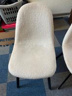 4 Teddy Eetkamerstoelen - Gebruikt, Huis en Inrichting, Stoelen, Gebruikt, Wit, Ophalen of Verzenden, Vier