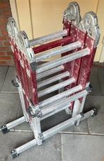 Vouwladder, Doe-het-zelf en Verbouw, Ladders en Trappen, Ophalen of Verzenden, Gebruikt, 2 tot 4 meter