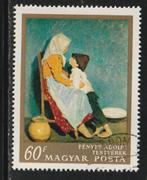 Hongarije 1967 - Schilderij van A.Fenyes, Ophalen of Verzenden, Gestempeld