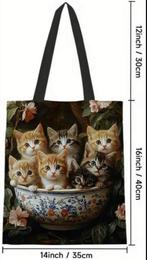Tas met Katjes - Shopper, Ophalen of Verzenden, Nieuw, Overige kleuren, Shopper