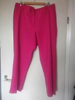 Fuchsiaroze pantalon met siernaad MS Mode maat 50, Ophalen of Verzenden, Zo goed als nieuw, Broek of Spijkerbroek, MS Mode