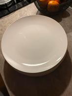 Witte dinerborden - 28 cm, Ophalen, Zo goed als nieuw, Bord(en), Effen