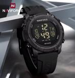 NaviForce NF7104 Heren LCD digitaal en waterdicht horloge, Overige merken, Kunststof, Polshorloge, Nieuw