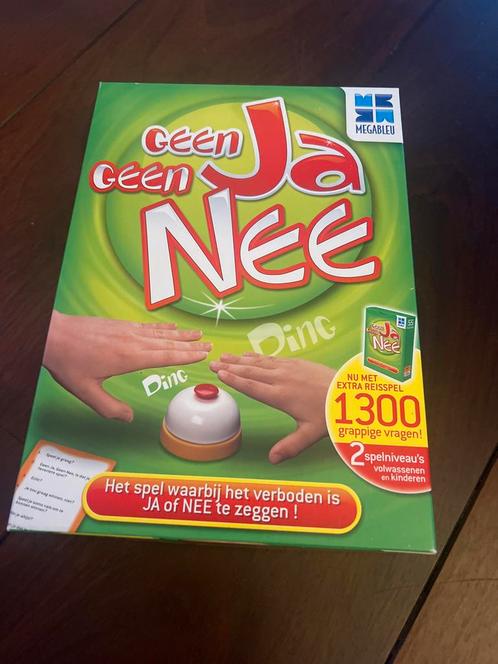 Geen Ja Geen Nee Bordspel Megableu, Hobby en Vrije tijd, Gezelschapsspellen | Bordspellen, Zo goed als nieuw, Drie of vier spelers