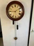 klassieke Engelse schoolklok, Ophalen, Gebruikt, Analoog, Wandklok