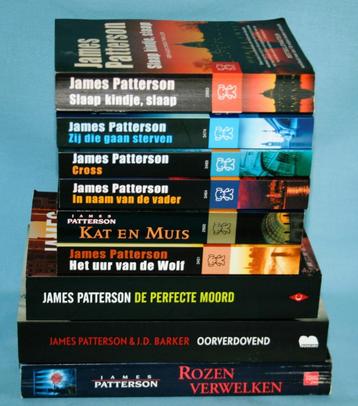 JAMES PATTERSON BOEKEN - ALEX CROSS - LOS TE KOOP beschikbaar voor biedingen