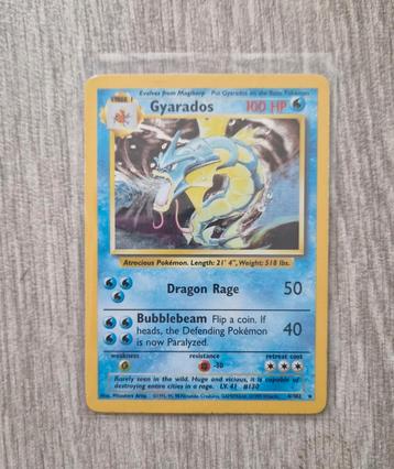 Gyarados base set - holo 1999  beschikbaar voor biedingen