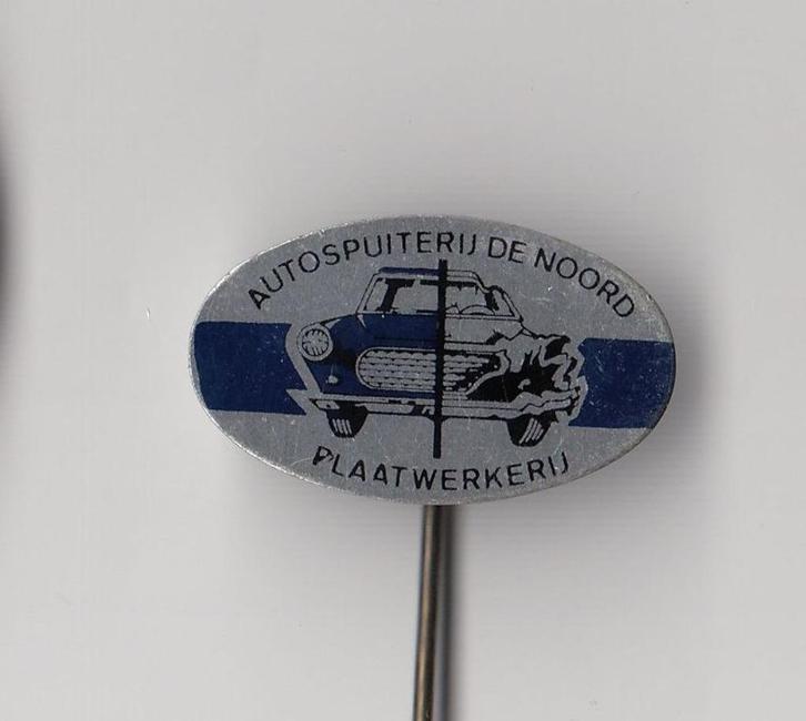 Auto Spuiterij de Noord speldje, Verzamelen, Speldjes, Pins en Buttons, Gebruikt, Speldje of Pin, Overige onderwerpen, Ophalen of Verzenden