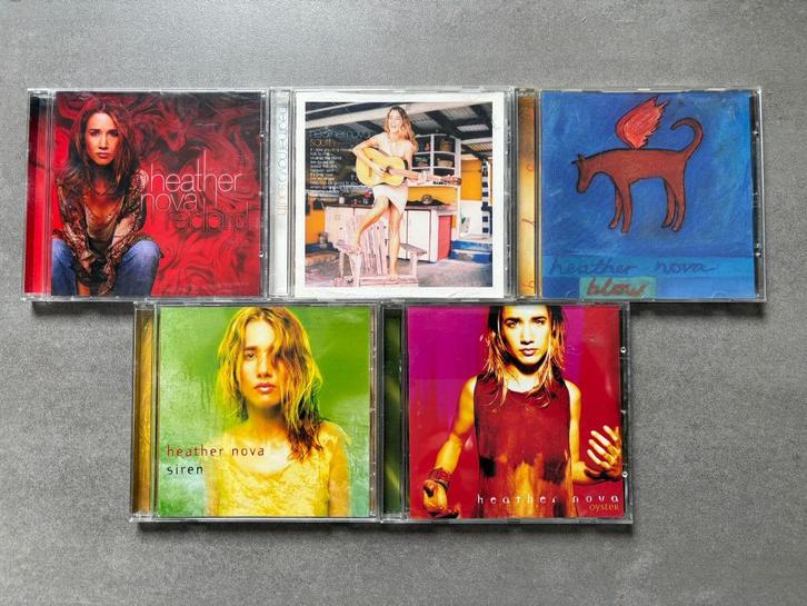 Heather Nova 5x cd - South, Redbird, Blow, Oyster & Siren, Cd's en Dvd's, Cd's | Rock, Poprock, Ophalen of Verzenden