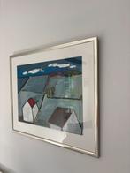 Mooi schilderij landschap, Antiek en Kunst, Kunst | Litho's en Zeefdrukken, Ophalen