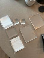 Plexiglas display blokken blokjes sieraden etalage, Ophalen of Verzenden, Zo goed als nieuw, Glas of Kopje