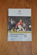 Programma boekje Manchester United-Feyenoord oktober 1997, Ophalen of Verzenden, Gebruikt, Feyenoord, Boek of Tijdschrift